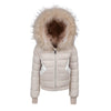 Manteau Jr Taupe Reversible Rabbit Fur Coat