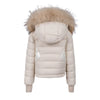 Manteau Jr Taupe Reversible Rabbit Fur Coat