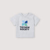 The New Society Grey Melange Mykonos Tshirt