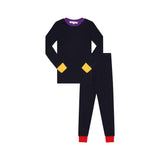 Little Parni Navy/Purple Colorblock Pajama