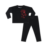 Little Parni Black And Red Patch Doll Pajama