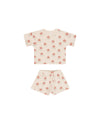 Quincy Mae Tulips Waffle Tee/Shorts