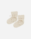 Quincy Mae Natural Knit Booties