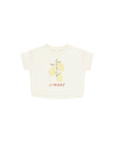 Rylee and Cru Ivory Limone Boxy Tee