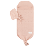 Peluche Rose Pointelle Knit Cocoon