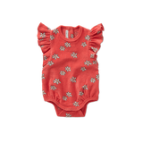 Sproet & Sprout Rose Petal Ruffle Daisies Romper