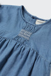 My Little Cozmo Denim Baby Dress