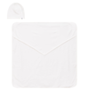 Fragile White Blanket/Hat Set