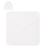 Fragile White Blanket/Hat Set