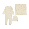 Lilette Ivory Mint Cherry Layette Set