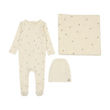 Lilette Ivory Red Cherry Layette Set