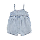 Piupiuchick Washed Denim Short Dungarees