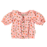 Piupiuchick Pink Flower Salor Blouse/Bloomer Set