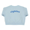 Piupiuchick Light Blue Print Wave Sweatshirt