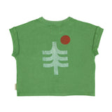 Piupiuchick Green Print Lake Tee