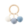 Kipp Blue Velvet Rattle Toy