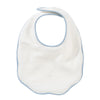 Kipp Blue Scallop Terry Bib