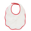 Kipp Red Scallop Terry Bib