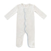 Kipp Blue Scallop Terry Footie