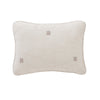 Kipp White Mini Linen Throw Pillow