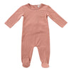 Kipp Blush Embroider Rib Footie