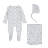 Ladida Blue Flowering Fern Layette Set