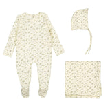 Ladida Blush Flowering Fern Layette Set