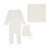 Lilette Cream/Branch Printed Pointelle Layette Set