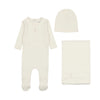 Bee & Dee Ivory Classic Pointelle Carriage Layette Set