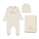 Bee & Dee Ivory/Pink My Little Nursery Layette Set