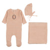 Bee & Dee Blossom Pink Vintage Frame Layette Set