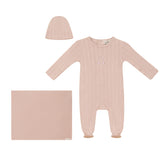 Bebe Bella Soft Pink Pointelle Cherry Layette Set