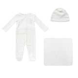 Kipp White Embroidered Layette Set