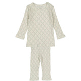 Lovely Littles Pink Lattice Pajamas