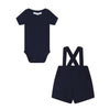 Little Parni Black Milano Overall Set