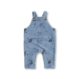 Sproet & Sprout Shadow Blue Velvet Rib Dungaree