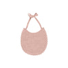 Bebe Organic Blush Waffle Bib