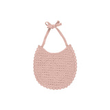 Bebe Organic Blush Waffle Bib