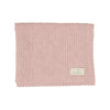 Bebe Organic Blush Waffle Blanket