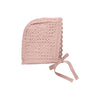 Bebe Organic Blush Waffle Bonnet