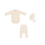 Bebe Organic Meadow Aurele Wrap 3Pc Set