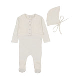 Bee & Dee White Perfect Pointelle Outfit