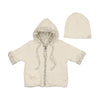 Bee & Dee Girls Cream Shadow Organic Ditsy Jacket