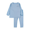 Bee & Dee Coastal Blue Classic Ribbed Pajamas