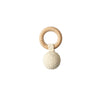 Picky Off White Ball Rattle Teether