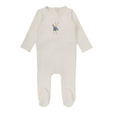 Lilette Milk Bunny Handdrawn Footie