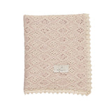 Bebe Organic Rose Crochet Blanket