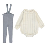 Analogie Ivy Cream/Blue Stripe Set