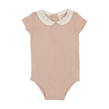 Lilette Blush Edge Collar Onesie