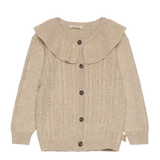 Petit Piao Beige Collar Cardigan